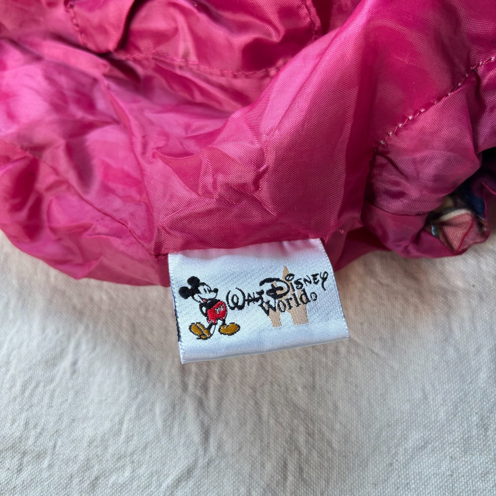 Vintage Walt Disney World Patchwork Madras Hobo Bag Mickey - Picture 4 of 7